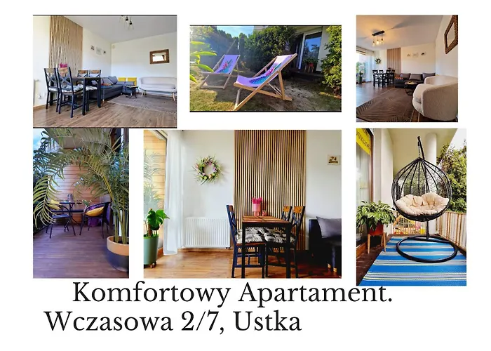 Komfortowy Apartament Dwupokojowy Z Tarasem I Garaz Ustka