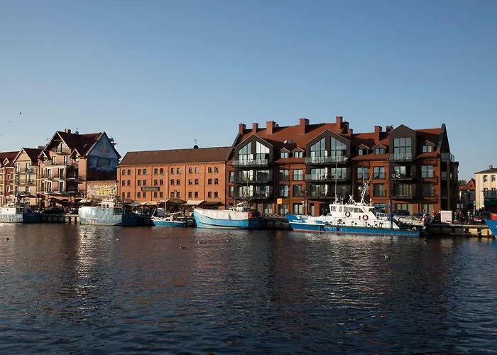 Apartamenty Port Ustka centrum nad wodą z miejscem garażowym